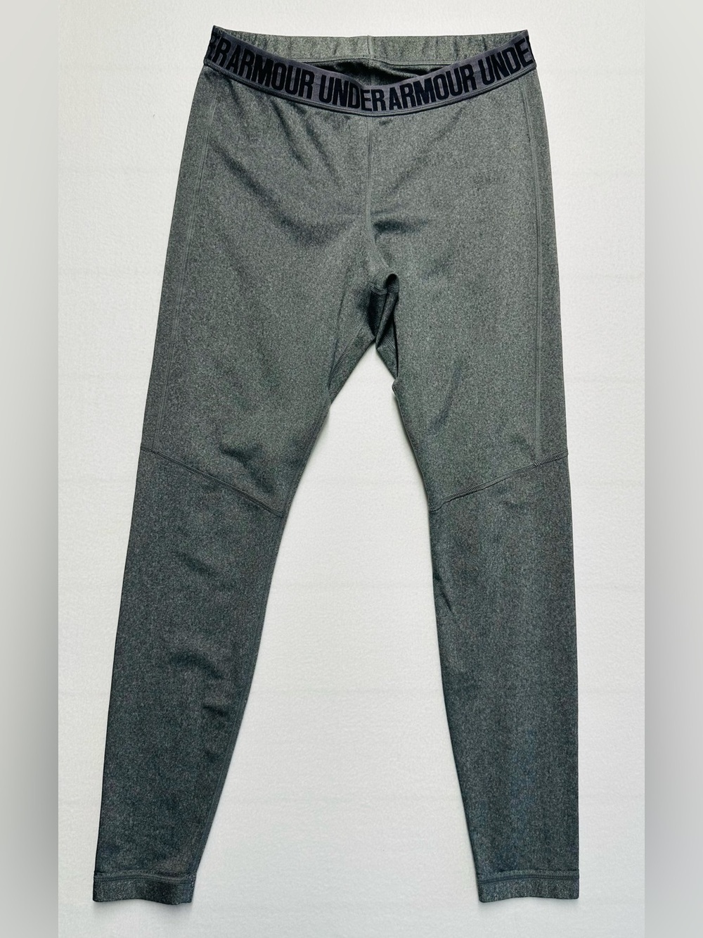 Under Armour Gray Compression Leggings – Women’s Large UA Waistband Inseam 30